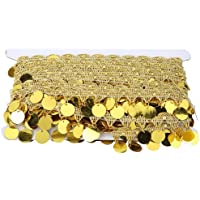 Sheens Cadena de la Borla del Vientre- 10 Yardas Cinturón de Danza del Vientre Largo Moneda Redonda Cuerpo Joyería…